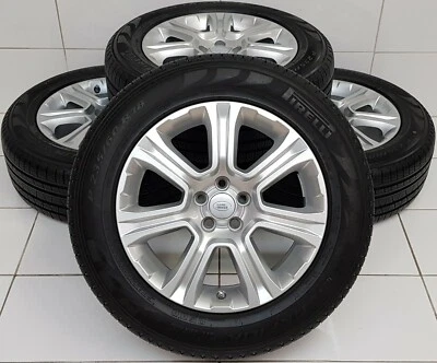 Original 18 Zoll Range Rover Evoque Kompletträder GJ32-1007-AB Pirelli Allwetter - Bild 1 von 4