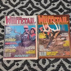 American Whitetail Magazine Vintage Issues Lot 1985 1986 - Picture 1 of 7