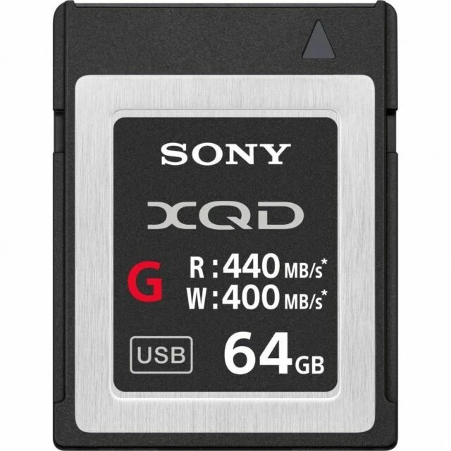 Tarjeta de memoria Sony XQD serie G 64 GB - QDG64EJ Foto 1 de 1