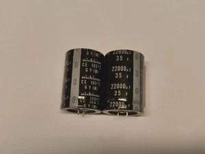 Becher-Elko 22000 µF 35 V 105° Elko Elektrolyt-Kondensator radial neu - Bild 1 von 2