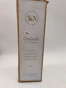T&N Glasflasche 1 Liter Trinkflasche Glas 1l mit Neoprenhülle - Bild 1 von 6