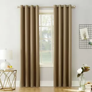 Sun Zero Nolan Blackout Grommet Curtain Panel, 54" x 84" - SET OF 2 - Picture 1 of 13