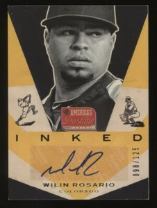 2013 Panini America's Pastime Inked /125 Wilin Rosario #I-WR Auto - Picture 1 of 1