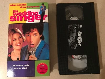 The Wedding Singer (VHS, 1998) Adam Sandler, Drew Barrymore - Image 1 of 3