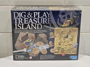 Dig & Play Treasure Island Buried Treasure Spielset Familienspiel 4M Neu Versiegelt - Bild 1 von 6