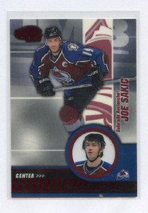 2003-04 PACIFIC RED # 25 JOE SAKIC , AVALANCHE 199/850