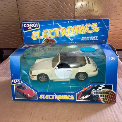 1:24 Corgi Electronics Metal Porsche 911 White 94555 . - Image 1 of 4