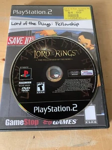 THE LORD OF THE RINGS FELLOWSHIP OF THE RING PLAYSTATION Disc And Case - Picture 1 of 4