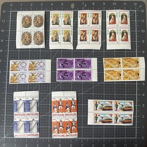 ANTIGUA & BARBUDA STAMPS ON BLOCKS OF 4 VARIOUS MINTS “2” - Picture 1 of 1