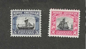 #620-1 2c & 5c NORSE-AMERICAN ISSUE UNBENUTZT SET POSTFRISCH - Bild 1 von 2
