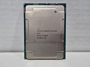 Intel Xeon Platinum 8176 28 Core Processor 38.5M Cache 2.10 GHz FCLGA3647 SR37A - Photo 1/11