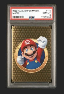 2022 Panini Super Mario #145 Mario PSA 10 GEM MINT - Picture 1 of 10