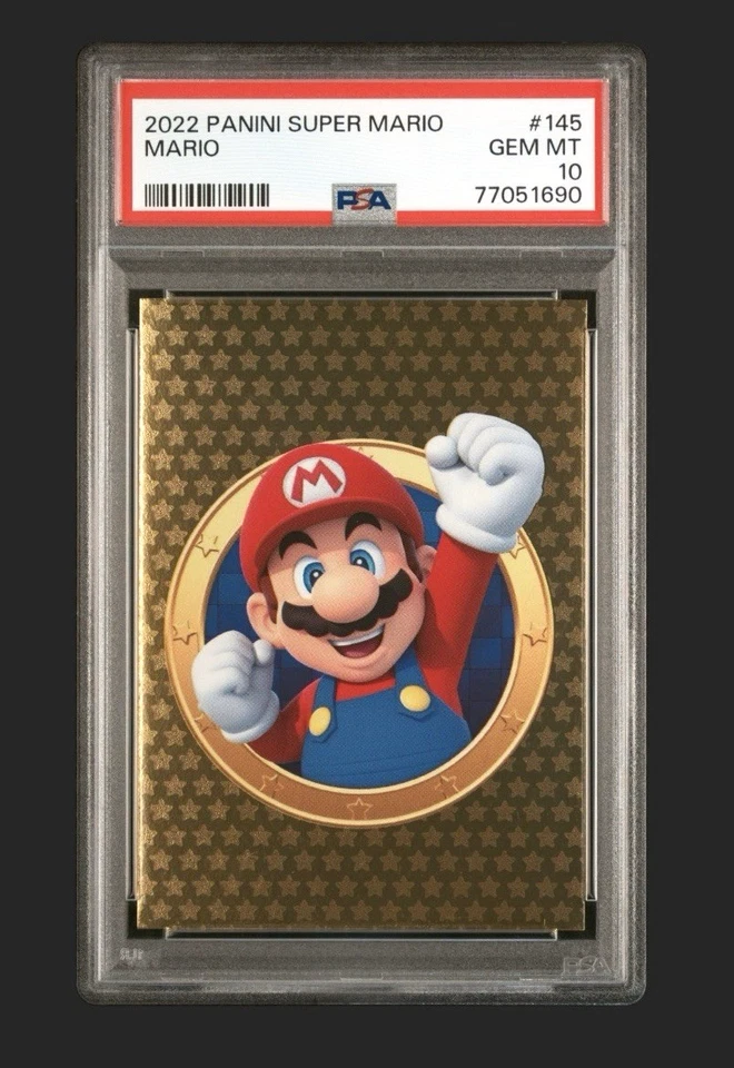 Panini Super Mario #145 Mario 2022 PSA 10 GEMA como nuevo Foto 1 de 4