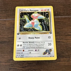 Sabrina's Porygon 1. Edition Stamp Gym Challenge Pokemon Vintage #98/132 - Bild 1 von 3