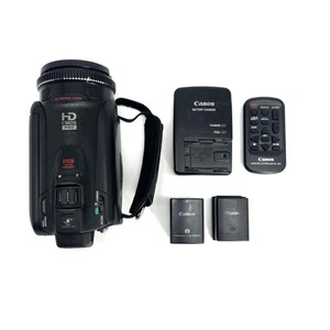 Videocamera Canon iVIS HF G10 IVISHFG10 con 2 batterie testata usata dal Giappone - Foto 1 di 13