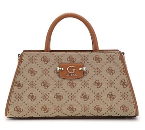 Guess Neda Satchel Twin Handles Damentasche in Lattee - Bild 1 von 3