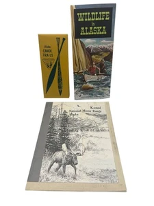 Vintage Alaska Brochures Lot – Canoe Trails, Wildlife, Kenai Moose Range - Picture 1 of 10