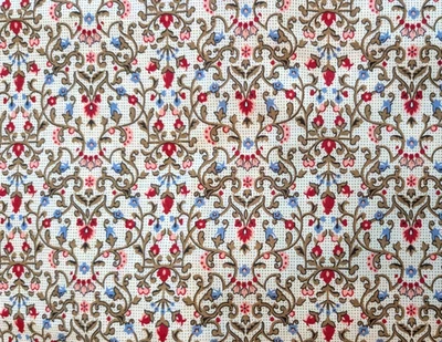 2.5 Yards RJR Fabrics Lowell Collection New England Quilt Museum Floral 92x42 - Image 1 of 3