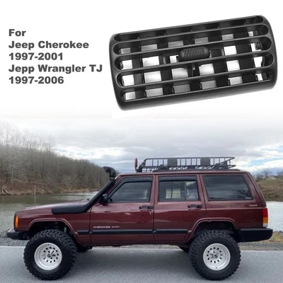Car Air Vent Grille ABS for Jeep Wrangler TJ 1997-2006 Jeep Cherokee 1997-2001 Foto 1 de 4