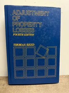 Adjustment of Property Losses Hardcover-Thomas/Reed- Fast Ship - Bild 1 von 3