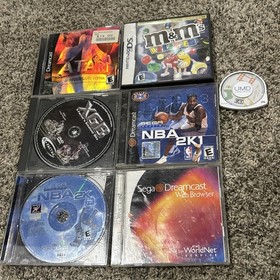 Sega Dreamcast Game Lot Atari Anniversary NBA 2K1 Web Browser DS M&M PSP UMD