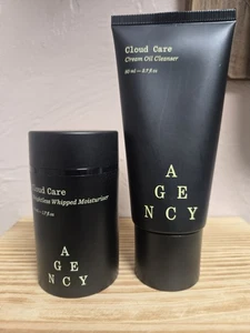 Agency Cloud Care WEIGHTLESS WHIPPED MOISTURIZER & Cream Oil Cleanser NEW - Picture 1 of 2