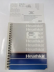 1990 Heathkit Packkit Model HK-232-A User Manual Part 2 W/Schematics! - Bild 1 von 5