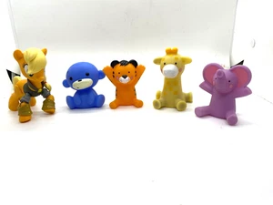 1 lot of 5 ea assortment plastic animal toys - Picture 1 of 13