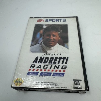 Mario Andretti Racing (Sega Genesis, 1994) - New / Sealed - Image 1 of 4