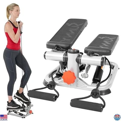 Mini Stepper para Exercício em Casa, Máquina de Cardio Corpo Inteiro com Faixa de Resistência - Imagem 1 de 4