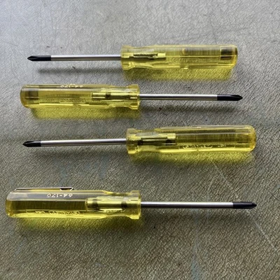 Vintage Stanley Nos Pocket Screwdrivers Lot Of 4 - Image 1 of 2