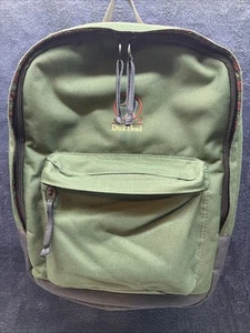 Vintage 90er Duck Head Rucksack Tasche grün und schwarz - Bild 1 von 10