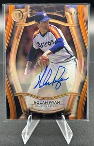 2025 Tribute Baseball- Nolan Ryan- Pillars of the Game- Autograph 17/25 - Picture 1 of 2