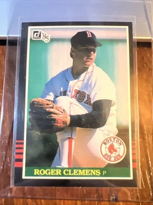 ROGER CLEMENS 1985 DONRUSS BASEBALL ROOKIE CARD RC #273 NM-MT BOSTON RED SOX - Image 1 of 4