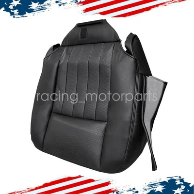 Passenger Bottom PERF Leather Seat Cover Black For 2005 - 2006 Lincoln Navigator Foto 1 de 4