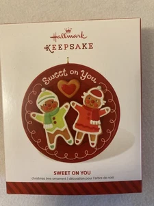 Hallmark Andenken Ornament Sweet On You Lebkuchen Weihnachtsbaum 2014 - Bild 1 von 7