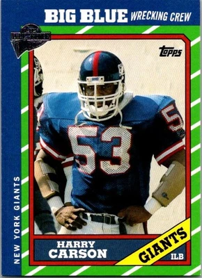 2004 Topps Fan Favorites #33 Harry Carson - Image 1 of 2