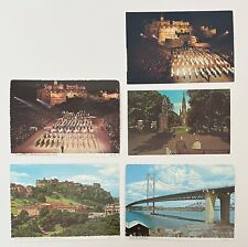 Lot of 5 Vintage Postcard's Edinburgh Scotland - Unused! See Photos
