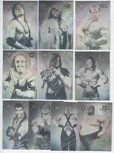 1994 WWF HOLOGRAM SET  (10) w/Macho Man Randy Savage Vending Stickers
