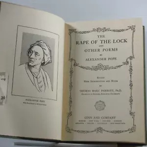 The Rape of the Lock and other poems by Alexander Pope antique Poetry book 1906 - Picture 1 of 21