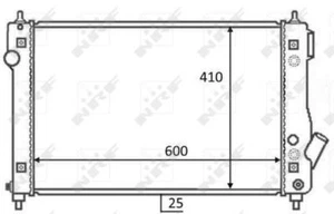 Premier Radiator Fits Chevrolet Aveo 2005- 1.4 + Other Models - Picture 1 of 3