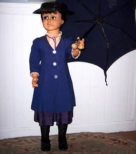 Vintage 36" Mary Poppins Horsman 1966 Rare Walker Doll Minor Flaws PlayPal Size - Picture 1 of 24