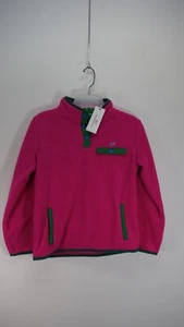 Vineyard Vines Kids Girls Snap Pullover Sweater Size Medium (10-12) - Picture 1 of 8