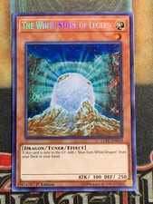 Yugioh The White Stone of Legend LCKC-EN010 Secret Rare 1st Edition