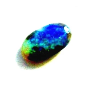 Beautiful Aust. 11x6 Lightning Ridge, 1.37 Ct. Oval Solid Black Crystal Opal - Picture 1 of 6
