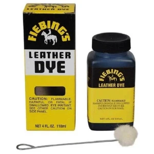 Fiebing's Leather Dye  with Applicator for Shoes Boots Bags - Medium Brown 4.oz - Picture 1 of 8