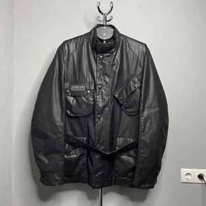 Barbour Mens Carbon Finish International Waterptoof Black Jacket Size L - Picture 1 of 21