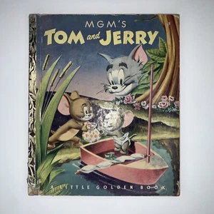 Vintage MGM’s Tom and Jerry Little Golden Book 1st Edition 1951 - Imagen 1 de 6