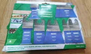 Smart H8MAK 8pc MultiTool Blade Set Compatible With DeWalt Fein Bosch Makita - Picture 1 of 3