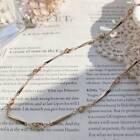 Vintage Necklace Kiriko Cut Rose Gold Short Chain 40Cm Jewelry Accessoriesk0208